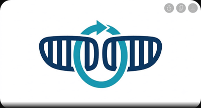 Минималистичный корпоративный логотип компании Автолинкс Оптика на белом фоне в современном векторном стиле
